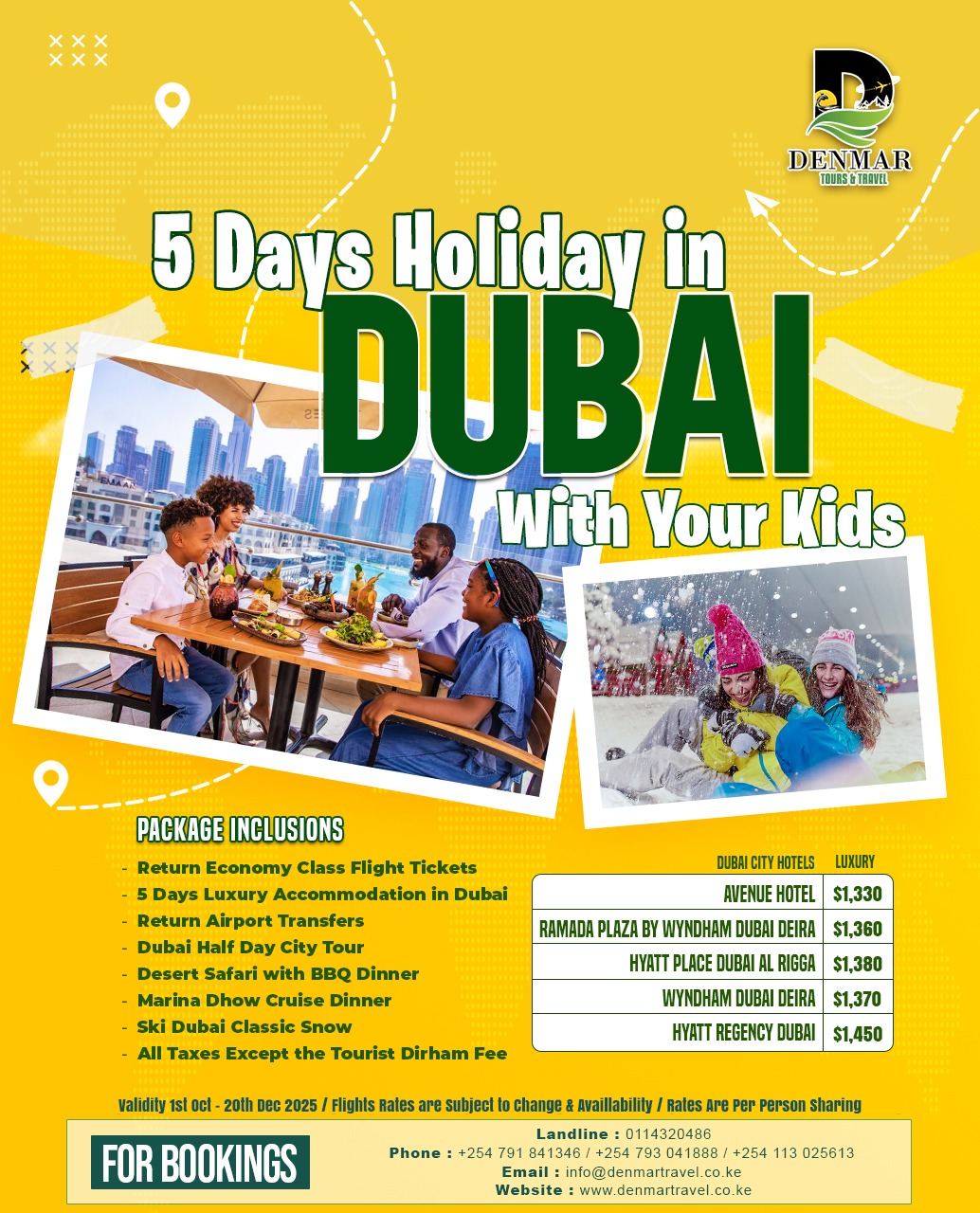 5-Day Dubai Holiday with Your Kids